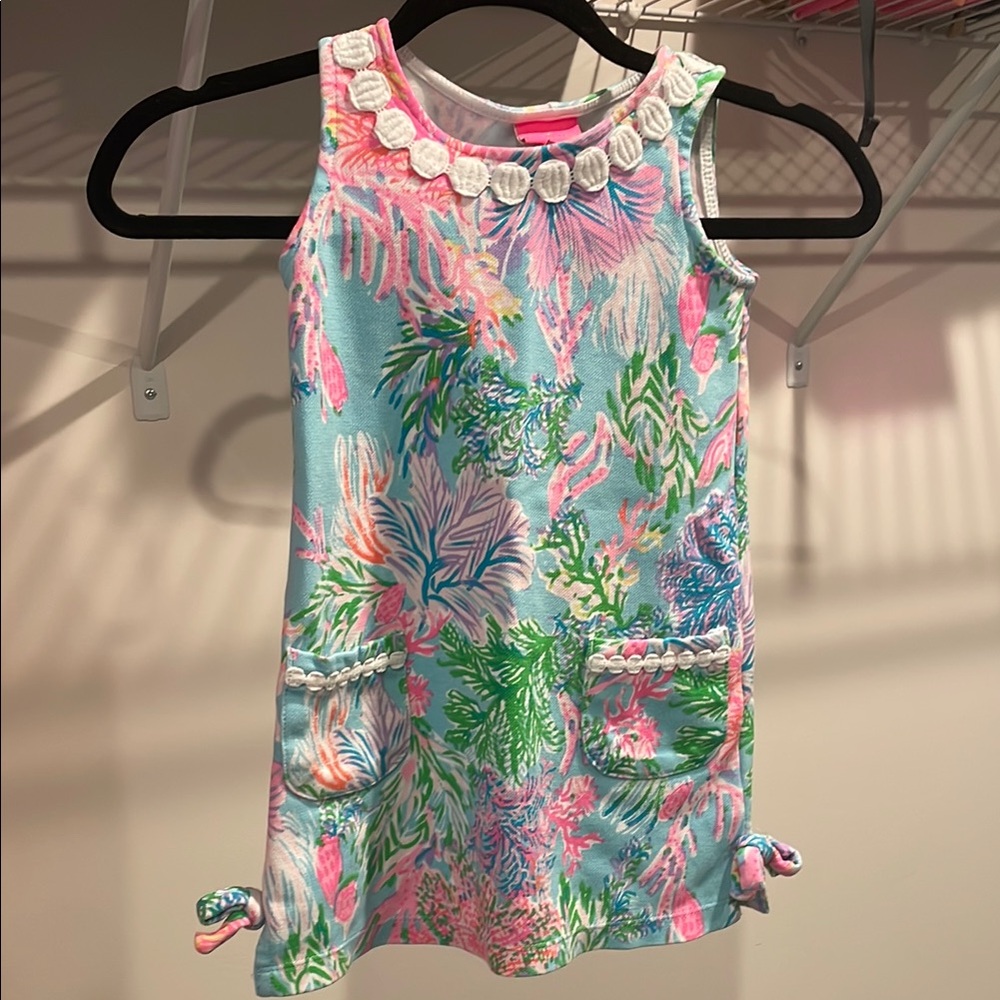 Lilly Pulitzer Kids Dress - Pink, Green, Blue Floral